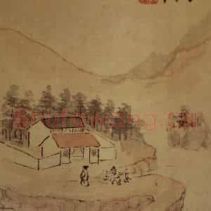 明末清初 石涛《山水7开》国画山水作品图片鉴赏