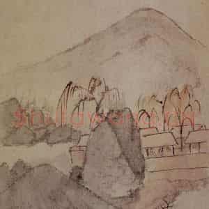 明末清初 石涛《山水7开》国画山水作品图片鉴赏