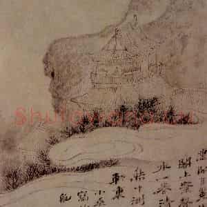 明末清初 石涛《山水花卉册》国画山水作品图片鉴赏