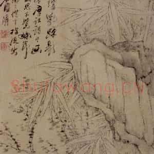 明末清初 石涛《山水花卉册》国画花鸟作品图片鉴赏