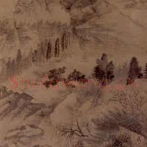明末清初 石涛《东岑嫩绿图》国画山水作品图片鉴赏