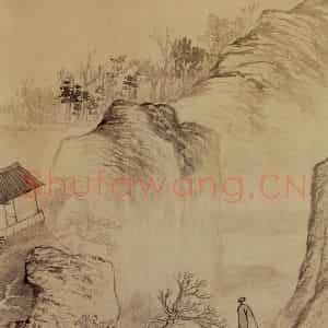 明末清初 石涛《长夏山居图》国画山水作品图片鉴赏