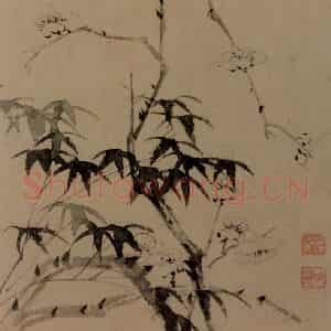 明末清初 石涛《山水花卉册》国画花鸟作品图片鉴赏