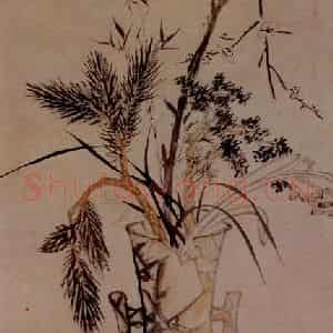 明末清初 石涛《六君子图》国画花鸟作品图片鉴赏