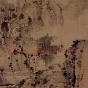 明末清初 石涛《山水》国画山水作品图片鉴赏
