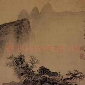 1695年 石涛《山水册8开》国画山水作品图片鉴赏