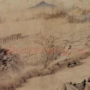 1695年 石涛《山水册8开》国画山水作品图片鉴赏