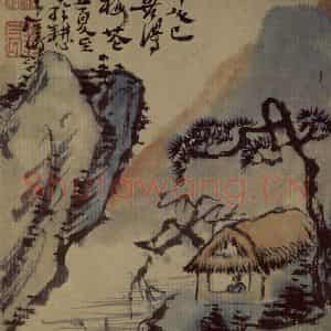 1697年 石涛《山水册12开》国画山水作品图片鉴赏