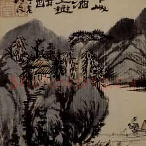 1697年 石涛《山水册12开》国画山水作品图片鉴赏
