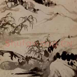 1698年 石涛《山水册》国画山水作品图片鉴赏