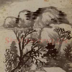 1698年 石涛《山水册》国画山水作品图片鉴赏