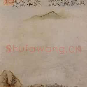 1705年 石涛《唐人诗意图》国画综合作品图片鉴赏