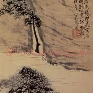 明末清初 石涛《山水册》国画山水作品图片鉴赏