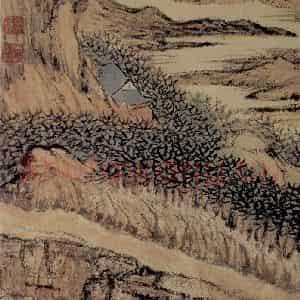 明末清初 石涛《山水册》国画山水作品图片鉴赏