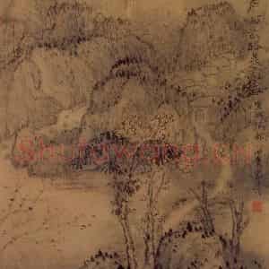 1667年 石涛《山水图册15开》国画综合作品图片鉴赏