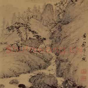 1667年 石涛《山水图册15开》国画综合作品图片鉴赏