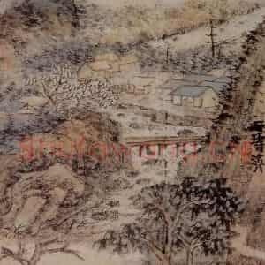 1693年 石涛《书画合璧》国画综合作品图片鉴赏