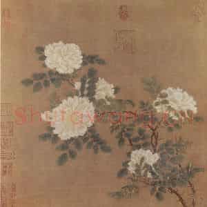 南宋 马远《白蔷薇图》国画花鸟作品图片鉴赏