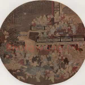 南宋 无名氏《百子嬉春图》国画人物作品图片鉴赏