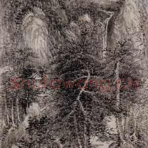 明代 王时敏《仿古山水图册》国画山水作品图片鉴赏