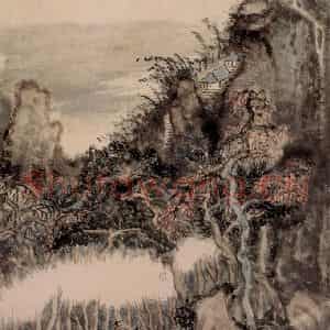 清代 髡残《山水册》国画山水作品图片鉴赏