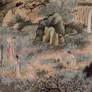 清代 石涛《西园雅图集图卷》国画人物作品图片鉴赏