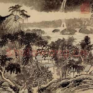 清代 石涛《山水花卉册》国画综合作品图片鉴赏