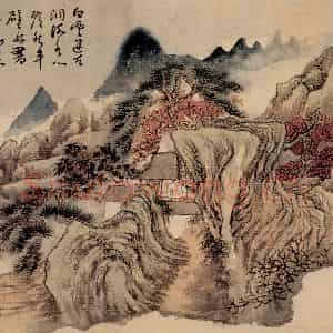 清代 石涛《山水花卉册》国画综合作品图片鉴赏