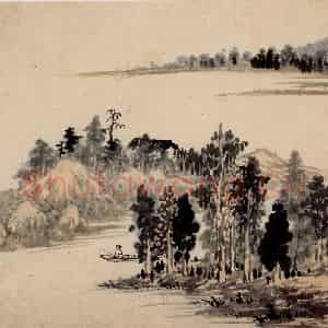 清代 石涛《山水册》国画山水作品图片鉴赏
