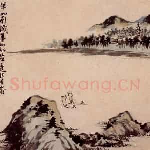 清代 石涛《山水册》国画山水作品图片鉴赏