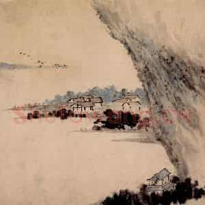 清代 石涛《山水册》国画山水作品图片鉴赏