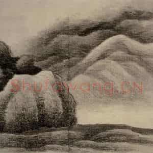 清代 龚贤《山水册》国画山水作品图片鉴赏