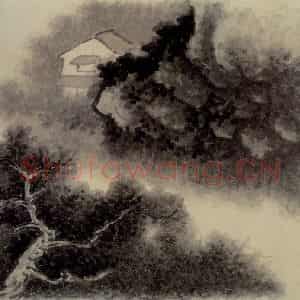清代 龚贤《山水册》国画山水作品图片鉴赏