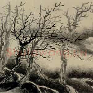 清代 龚贤《山水册》国画山水作品图片鉴赏