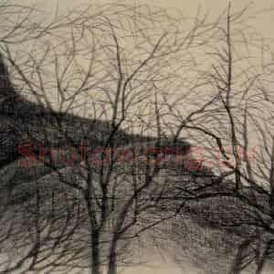 清代 龚贤《山水册》国画山水作品图片鉴赏