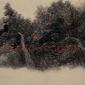 清代 龚贤《山水册》国画山水作品图片鉴赏