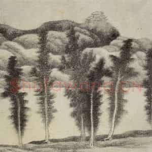 清代 龚贤《山水册》国画山水作品图片鉴赏