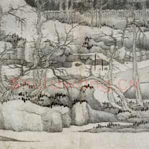 清代 龚贤《山水册》国画山水作品图片鉴赏