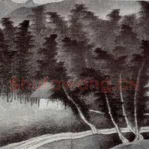 清代 龚贤《山水册》国画山水作品图片鉴赏