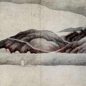 清代 龚贤《山水册》国画山水作品图片鉴赏