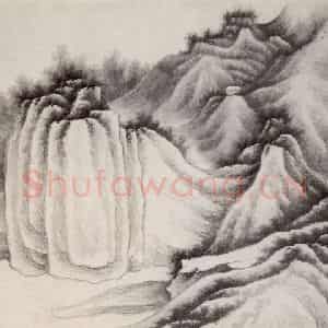 清代 龚贤《山水册》国画山水作品图片鉴赏