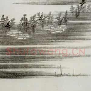 清代 龚贤《自藏山水册》国画山水作品图片鉴赏