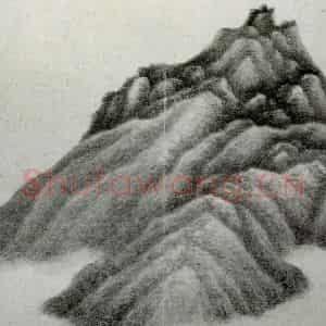 清代 龚贤《自藏山水册》国画山水作品图片鉴赏