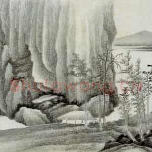 清代 龚贤《自藏山水册》国画山水作品图片鉴赏