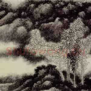 清代 龚贤《山水册》国画山水作品图片鉴赏