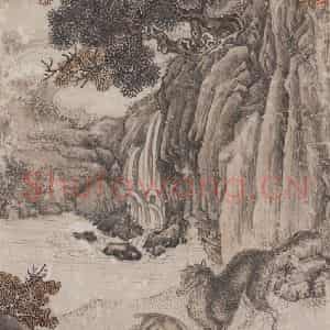 清代 张穆《珍兽花卉图册》国画花鸟作品图片鉴赏