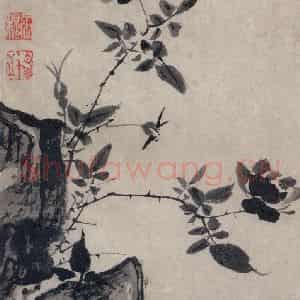 清代 张穆《珍兽花卉图册》国画花鸟作品图片鉴赏