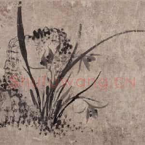 清代 张穆《籣花图斗方》国画花鸟作品图片鉴赏
