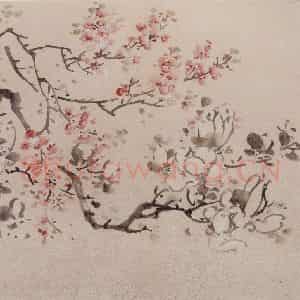 清代 张穆《郑邑侯思诗书画册》国画花鸟作品图片鉴赏
