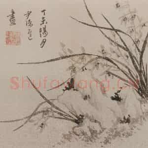 清代 张穆《郑邑侯思诗书画册》国画花鸟作品图片鉴赏
